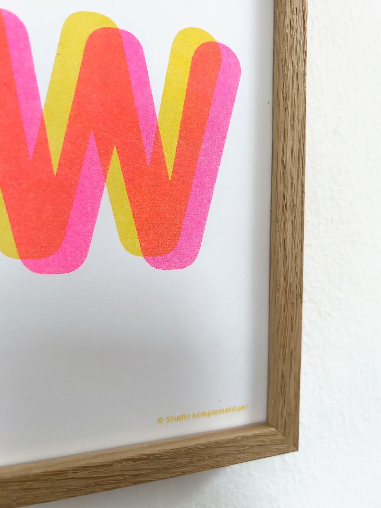 NOW WOW Plakat | Risographie