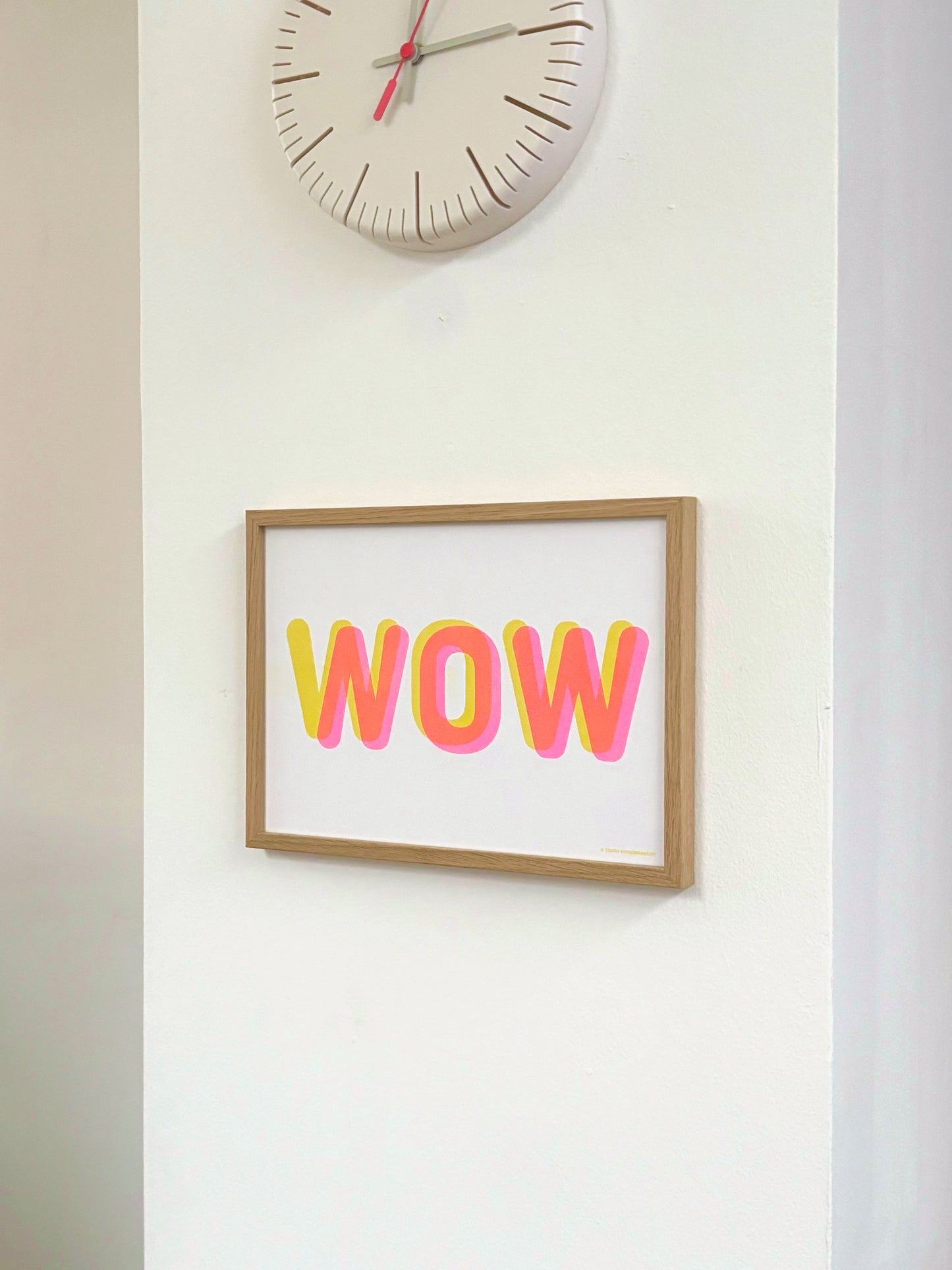 NOW WOW Plakat | Risographie