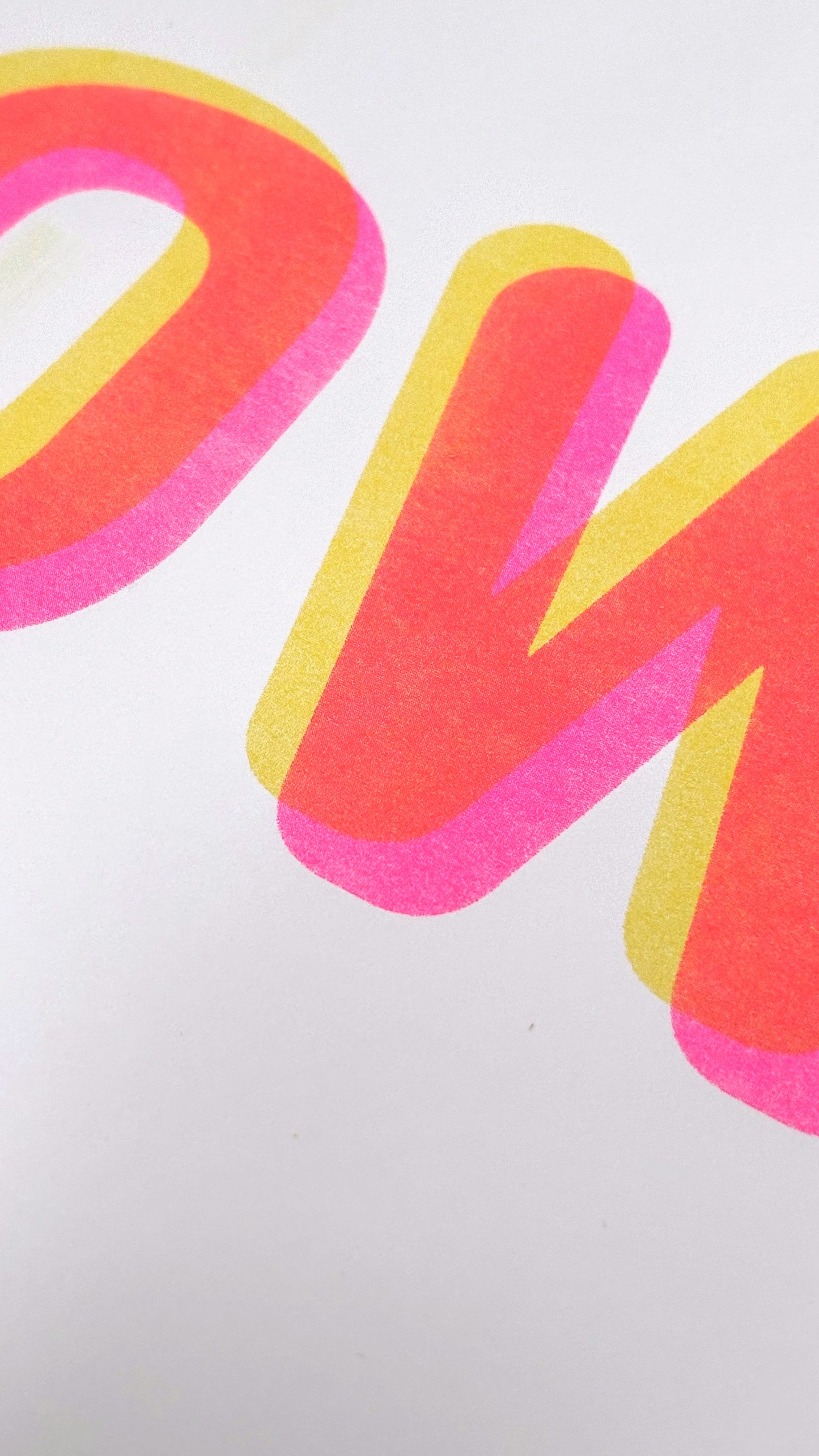 NOW WOW Plakat | Risographie