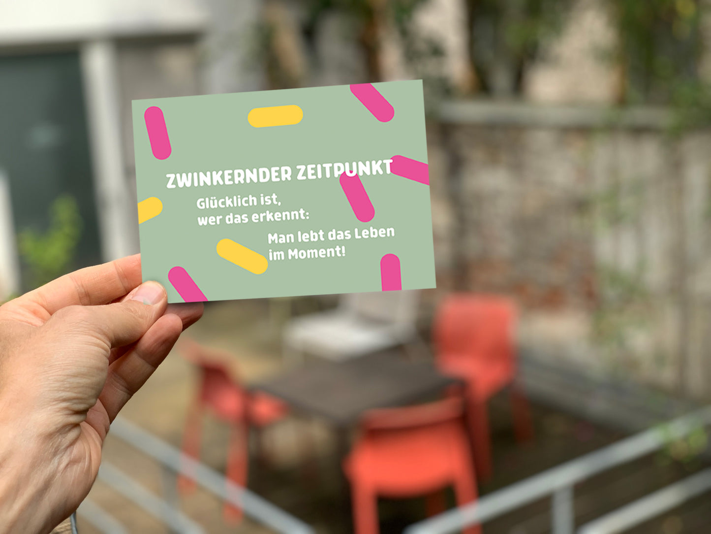 WONDERWHEEL Poems | Postkarten-Set 1 › Dasein