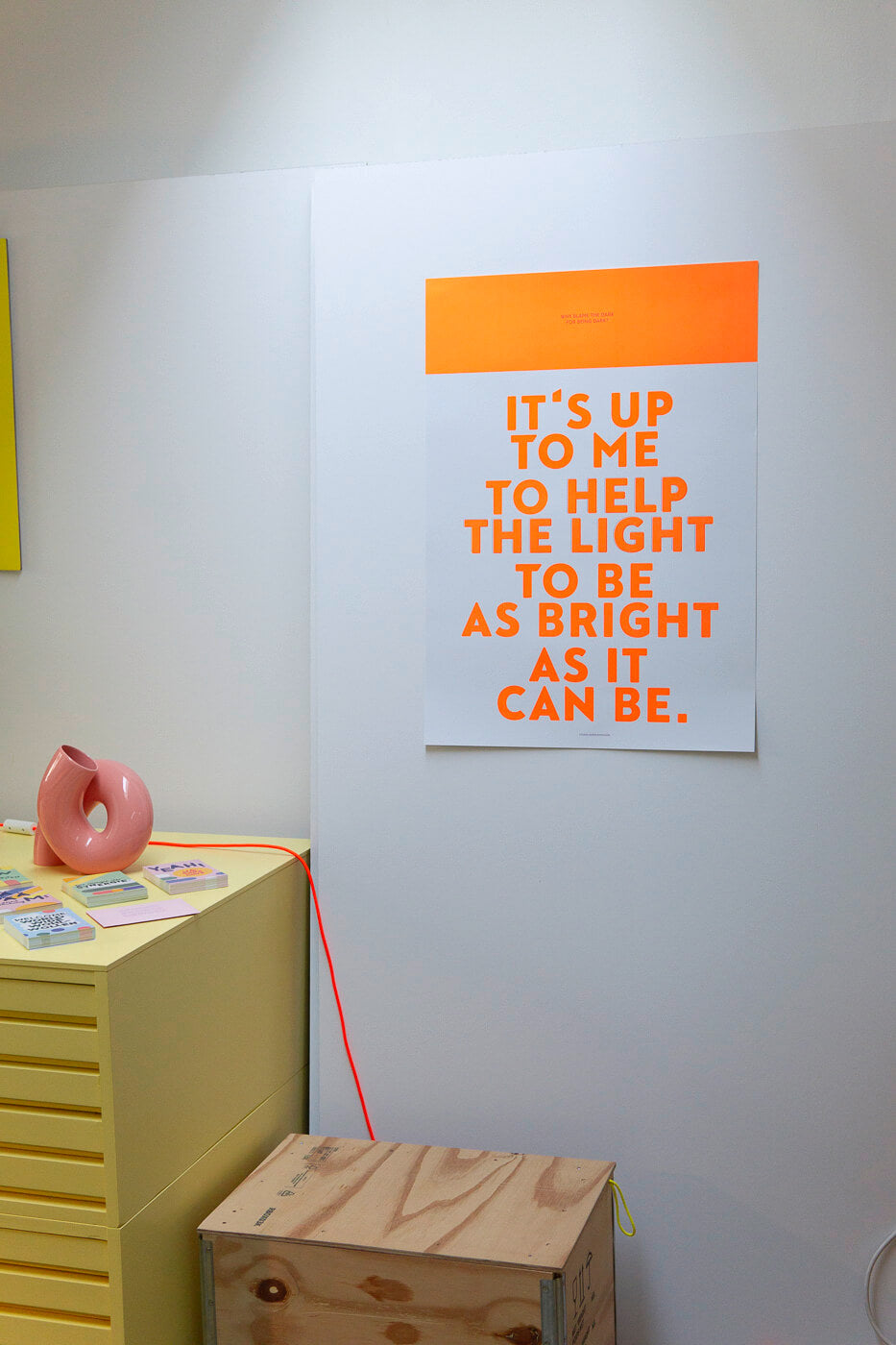 HELP THE LIGHT Plakat | A1 Offset