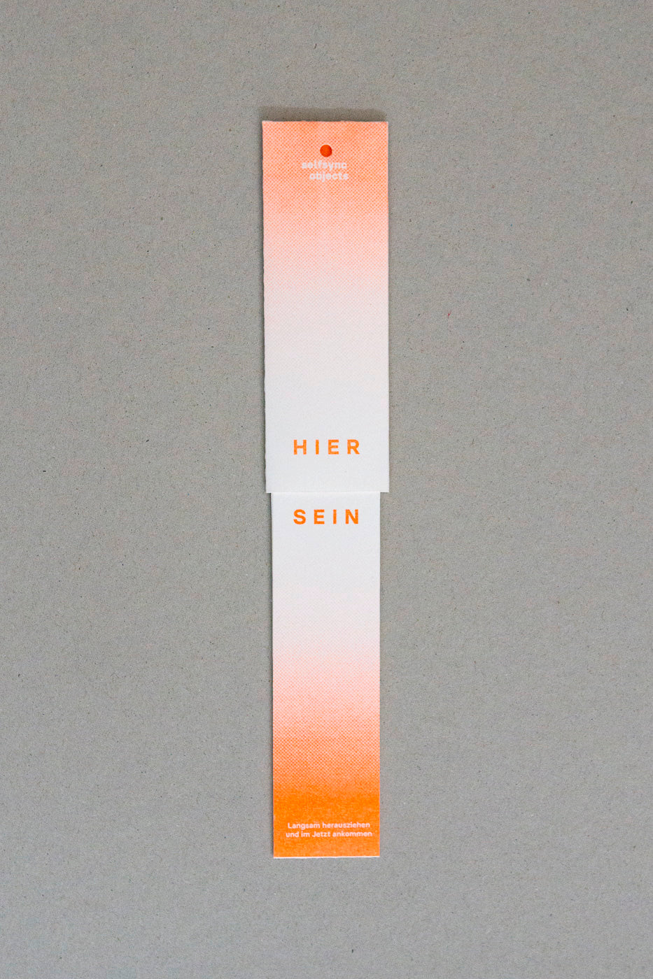 SELFSYNC Slider | Papierobjekt