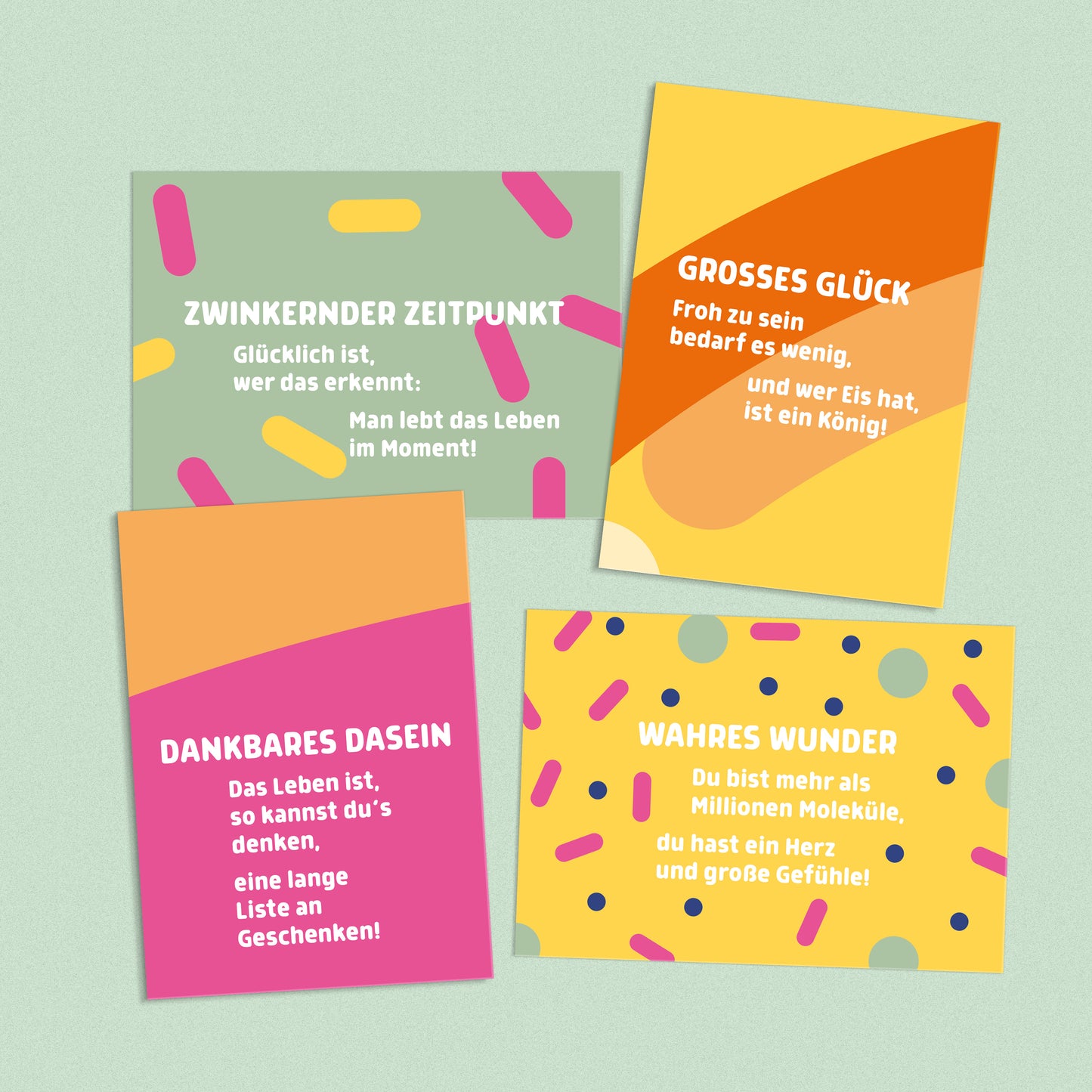 WONDERWHEEL Poems | Postkarten-Set 1 › Dasein