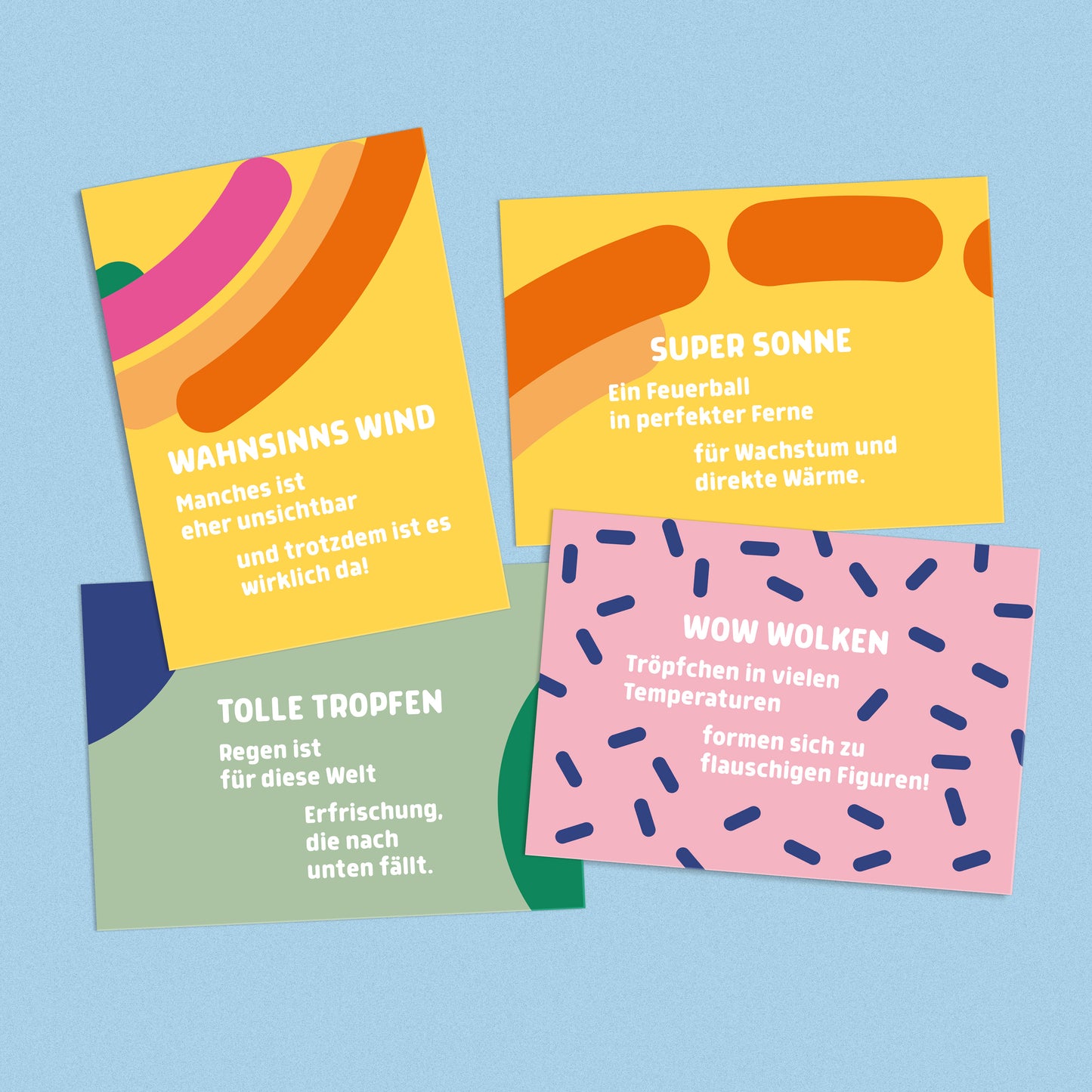 WONDERWHEEL Poems | Postkarten-Set 2 › Wetter