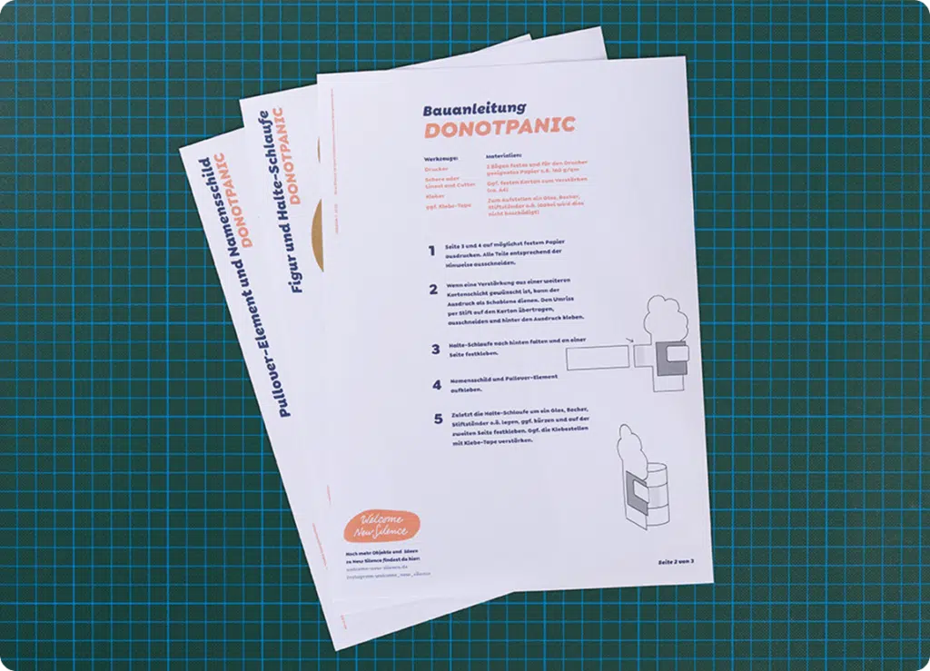 WNS | DONOTPANIC | Bastelanleitung
