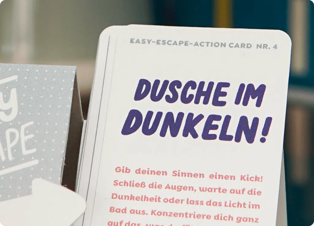 WNS | EASY-ESCAPE-ACTION-CARDS | Bastelanleitung