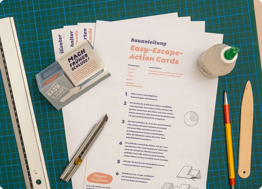 WNS | EASY-ESCAPE-ACTION-CARDS | Bastelanleitung