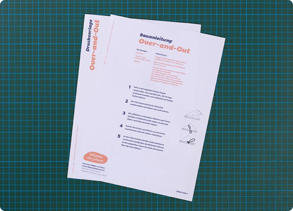 WNS | OVER-AND-OUT | Bastelanleitung