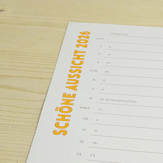 SCHÖNE AUSSICHT 2026 | Plakatkalender